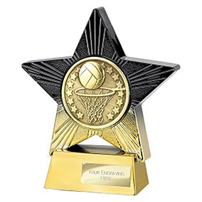 Superstar Netball Trophy 140mm