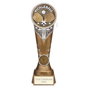 225mm Ikon Tower Pickleball Trophy