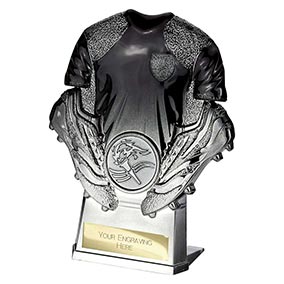 Black Invincible Rugby Trophy 130mm