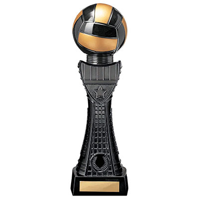 275mm Black Viper Tower Netball Trophy