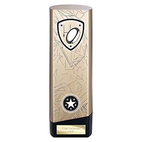 Gold Prime Rugby Trophy 220mm