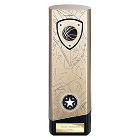 Gold Prime Basketball Trophy 220mm