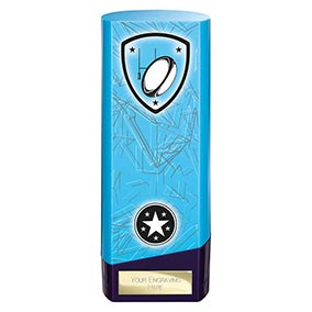 Blue Prime Rugby Trophy 190mm