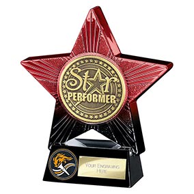Red Superstar Star Performer Award 140mm Red Superstar Star Performer Award 140mm