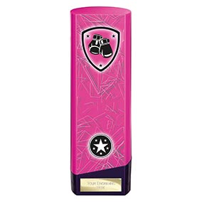 Pink Prime Boxing Trophy 220mm