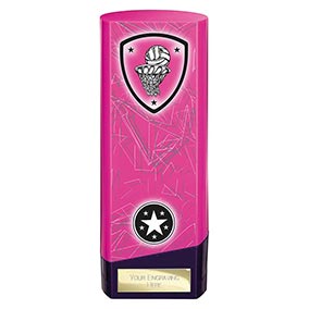 Pink Prime Netball Trophy 190mm