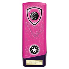 Pink Prime Basketball Trophy 190mm