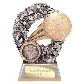 Blast Out Basketball Trophy 140mm