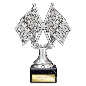 Velocity Chequered Flags Motorsport Trophy 160mm