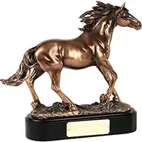 14in x 12.5in Stallion Horse Figurine Award