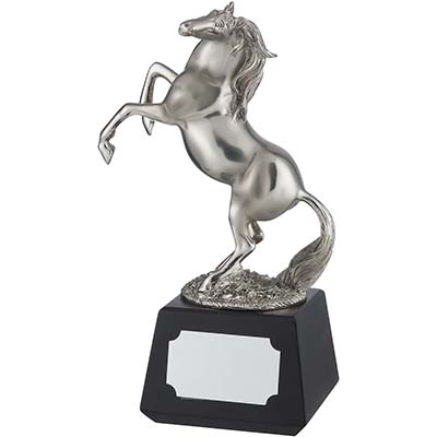 10.5in Silver Finish Horse Award