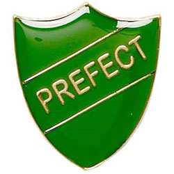 Green Prefect Shield Badge