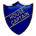 Blue House Captain Shield Badge