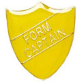 Yellow Form Captain Shield Badge