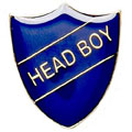 Blue Head Boy Shield Badge