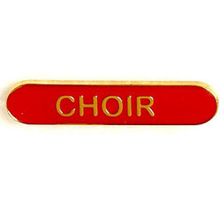 Red Choir Bar Badge