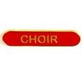Red Choir Bar Badge