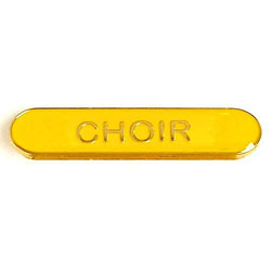 Yellow Choir Bar Badge