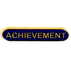 Blue Achievement Bar Badge
