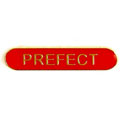 Red Prefect Bar Badge