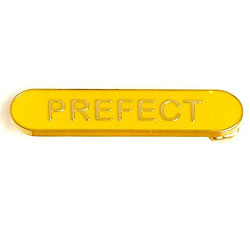 Yellow Prefect Bar Badge