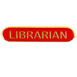 Red Librarian Bar Badge