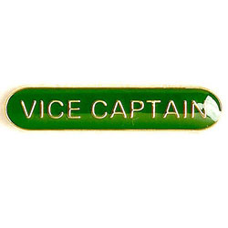 Green Vice Captain Bar Badge