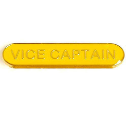 Yellow Vice Captain Bar Badge