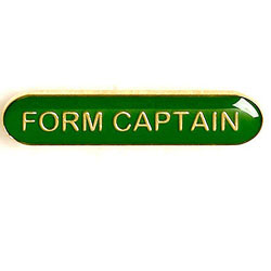 Green Form Captain Bar Badge
