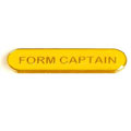 Yellow Form Captain Bar Badge