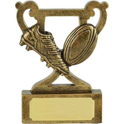 3.25in Mini Cup Rugby Award