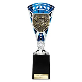 Blue & Silver Cobra Star Motorsport Cup 255mm