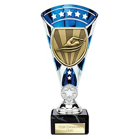 Blue & Silver Cobra Star Swimming Cup 210mm