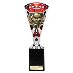 Red & Silver Cobra Star Boxing Cup 255mm