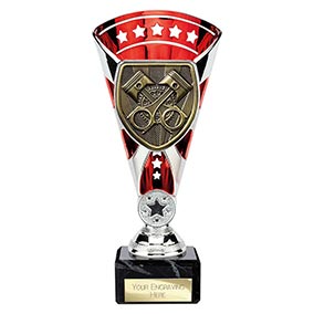 Red & Silver Cobra Star Motorsport Cup 210mm