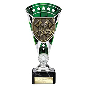 Green & Silver Cobra Star Motorsport Cup 210mm