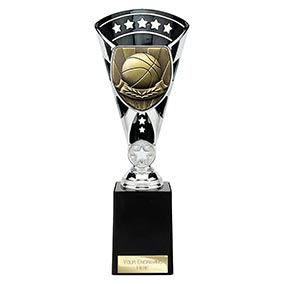 Black & Silver Cobra Star Basketball Cup 255mm