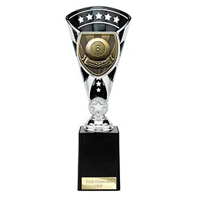 Black & Silver Cobra Star Pool Cup 255mm