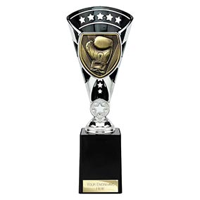 Black & Silver Cobra Star Boxing Cup 255mm