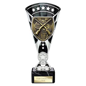 Black & Silver Cobra Star Clay Pigeon Shooting Cup 210mm