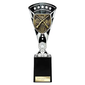 Black & Silver Cobra Star Clay Pigeon Shooting Cup 250mm