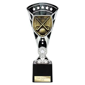 Black & Silver Cobra Star Hockey Cup 230mm