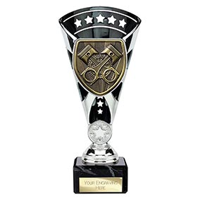 Black & Silver Cobra Star Motorsport Cup 210mm