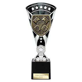 Black & Silver Cobra Star Motorsport Cup 230mm