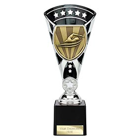 Black & Silver Cobra Star Swimming Cup 230mm