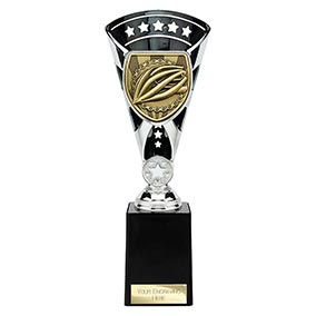 Black & Silver Cobra Star Cycling Cup 255mm