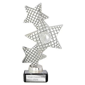 Silver Trinity Star Trophy 185mm Silver Trinity Star Trophy 185mm
