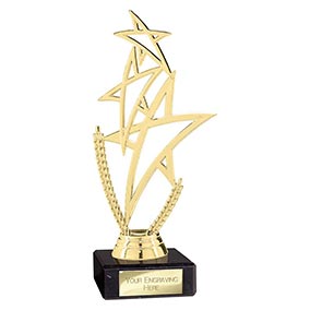 Gold Rising Star Trophy 180mm Gold Rising Star Trophy 180mm