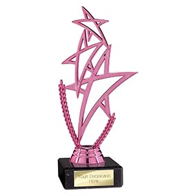 Pink Rising Star Trophy 180mm Pink Rising Star Trophy 180mm