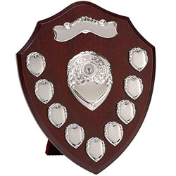 12in Triumph Annual 9 silver Shield